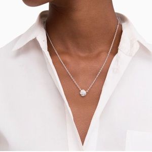 Kate Spade “infinity and beyond” knot necklace - Silver